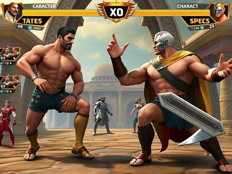 Avengers Gladiator King character selection screen